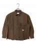 and wander（アンドワンダー）の古着「light w cloth shirt brown」｜ブラウン