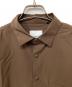 and wander (アンドワンダー) light w cloth shirt brown ブラウン サイズ:S：13000円