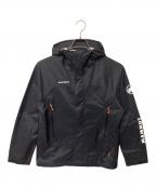 MAMMUTマムート）の古着「マイクロレイヤー160周年HSフォーデッド ジャケット(トレッキングウェア/レインウェア)」｜ブラック