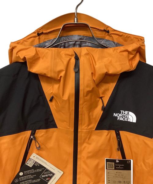 THE NORTH FACE（ザ ノース フェイス）THE NORTH FACE (ザ ノース フェイス) クライムライトジャケット(トレッキングウェア/レインウェア) オレンジ×ブラック サイズ:L 未使用品の古着・服飾アイテム
