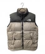 THE NORTH FACEザ ノース フェイス）の古着「ヌプシベスト」｜グレー×ライトベージュ