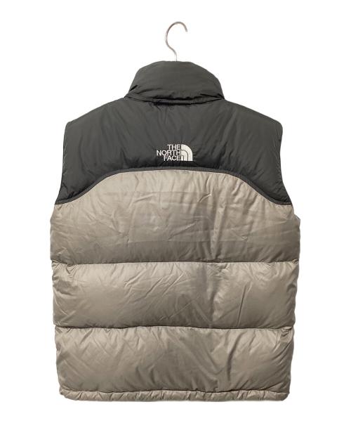 THE NORTH FACE（ザ ノース フェイス）THE NORTH FACE (ザ ノース フェイス) ヌプシベスト グレー×ライトベージュ サイズ:Mの古着・服飾アイテム