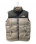 THE NORTH FACE（ザ ノース フェイス）の古着「ヌプシベスト」｜グレー×ライトベージュ