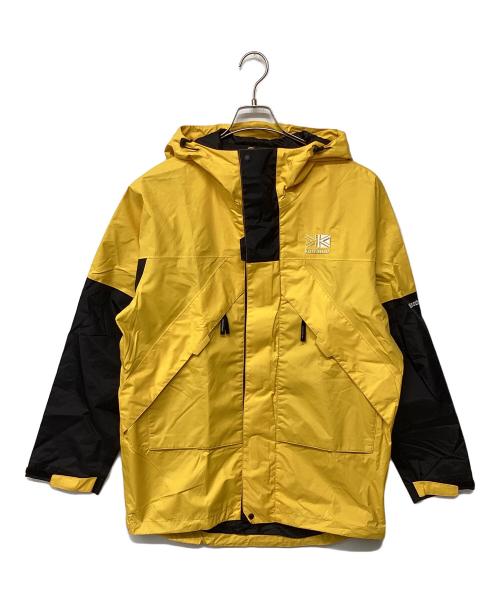 Karrimor（カリマー）Karrimor (カリマー) イーデイルジャケット(トレッキングウェア/レインウェア) イエロー×ブラック サイズ:Lの古着・服飾アイテム
