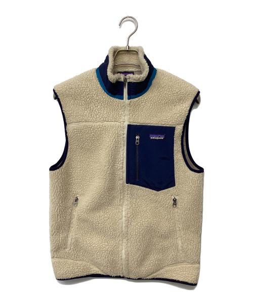 Patagonia（パタゴニア）Patagonia (パタゴニア) クラシックレトロXベスト アイボリー サイズ:Sの古着・服飾アイテム