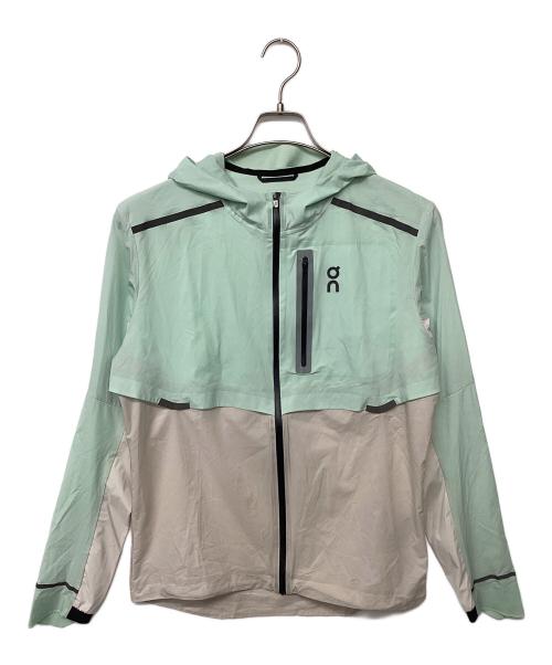 on（オン）on (オン) WEATHER JACKET(トレッキングウェア) スカイブルー サイズ:Mの古着・服飾アイテム