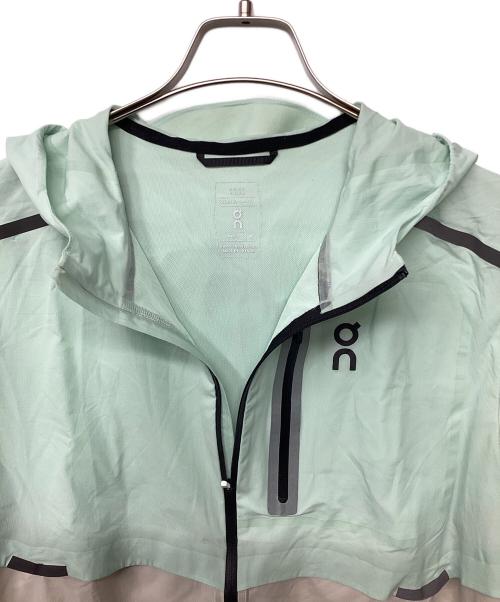 on（オン）on (オン) WEATHER JACKET(トレッキングウェア) スカイブルー サイズ:Mの古着・服飾アイテム