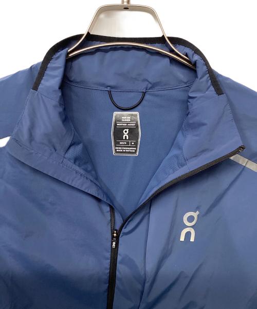 on（オン）on (オン) WEATHER JACKET(トレッキングウェア) ブルー サイズ:Mの古着・服飾アイテム