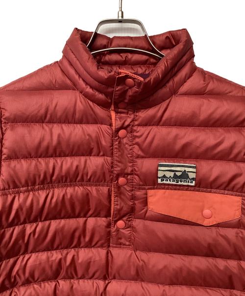 Patagonia（パタゴニア）Patagonia (パタゴニア) ダウン スナップT プルオーバー レッド サイズ:XSの古着・服飾アイテム