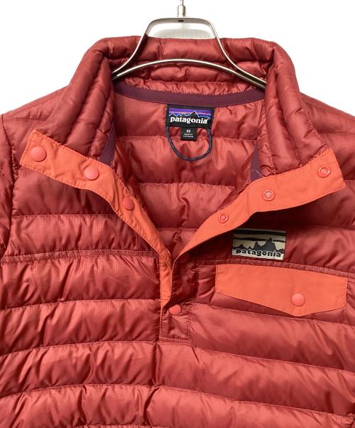 Patagonia（パタゴニア）Patagonia (パタゴニア) ダウン スナップT プルオーバー レッド サイズ:XSの古着・服飾アイテム
