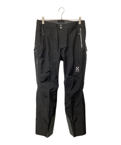 HAGLOFS（ホグロフス）HAGLOFS (ホグロフス) COULOIR PANT（トレッキングウェア/レインウェア) ブラック サイズ:Mの古着・服飾アイテム