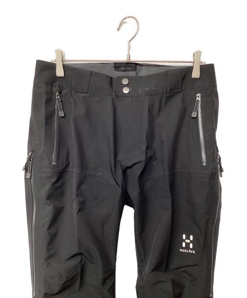 HAGLOFS（ホグロフス）HAGLOFS (ホグロフス) COULOIR PANT（トレッキングウェア/レインウェア) ブラック サイズ:Mの古着・服飾アイテム