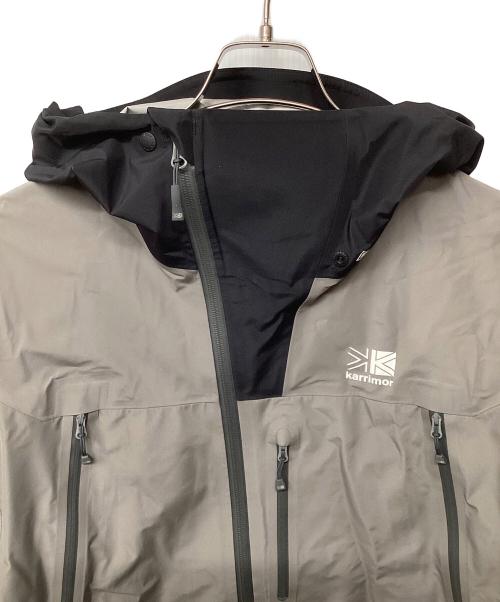 Karrimor（カリマー）Karrimor (カリマー) パフォーマンス レイン ジャケット（トレッキングウェア/レインウェア) グレー×ブラック サイズ:Mの古着・服飾アイテム