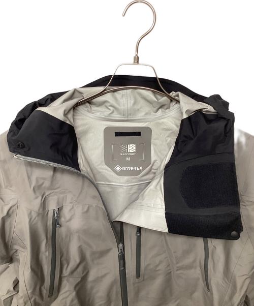 Karrimor（カリマー）Karrimor (カリマー) パフォーマンス レイン ジャケット（トレッキングウェア/レインウェア) グレー×ブラック サイズ:Mの古着・服飾アイテム