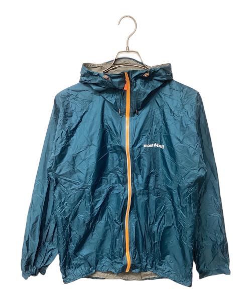 mont-bell（モンベル）mont-bell (モンベル) バーサライト ジャケット（トレッキングウェア/レインウェア) ブルー×オレンジ サイズ:Mの古着・服飾アイテム