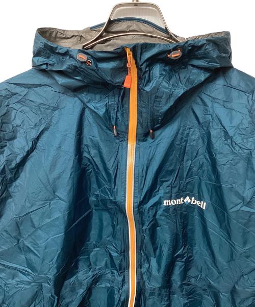 mont-bell（モンベル）mont-bell (モンベル) バーサライト ジャケット（トレッキングウェア/レインウェア) ブルー×オレンジ サイズ:Mの古着・服飾アイテム