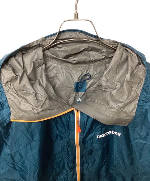 mont-bell（モンベル）mont-bell (モンベル) バーサライト ジャケット（トレッキングウェア/レインウェア) ブルー×オレンジ サイズ:Mの古着・服飾アイテム