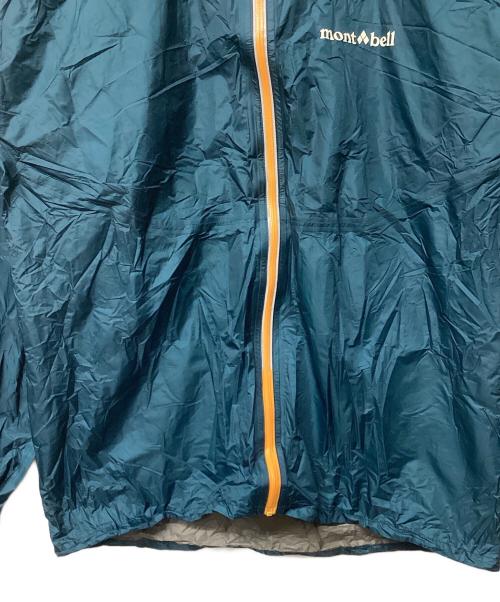 mont-bell（モンベル）mont-bell (モンベル) バーサライト ジャケット（トレッキングウェア/レインウェア) ブルー×オレンジ サイズ:Mの古着・服飾アイテム