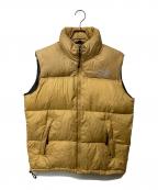THE NORTH FACEザ ノース フェイス）の古着「ヌプシベスト センターロゴ」｜イエロー