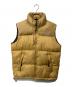 THE NORTH FACE（ザ ノース フェイス）の古着「ヌプシベスト センターロゴ」｜イエロー