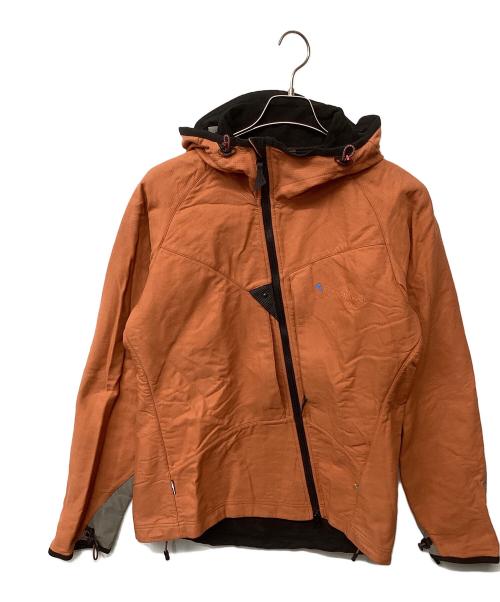 KLATTERMUSEN（クレッタルムーセン）KLATTERMUSEN (クレッタルムーセン) ミュゼルジャケット（トレッキングウェア) オレンジ×ブラック サイズ:Mの古着・服飾アイテム