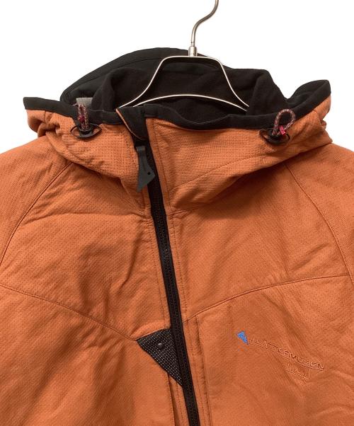 KLATTERMUSEN（クレッタルムーセン）KLATTERMUSEN (クレッタルムーセン) ミュゼルジャケット（トレッキングウェア) オレンジ×ブラック サイズ:Mの古着・服飾アイテム