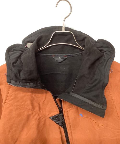 KLATTERMUSEN（クレッタルムーセン）KLATTERMUSEN (クレッタルムーセン) ミュゼルジャケット（トレッキングウェア) オレンジ×ブラック サイズ:Mの古着・服飾アイテム