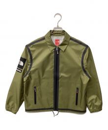 THE NORTH FACE×SUPREME（ザ ノース フェイス×シュプリーム）の古着「アウターテープシームコーチジャケット」｜グリーン×ブラック