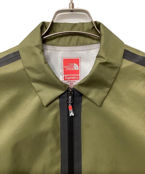 THE NORTH FACE（ザ ノース フェイス）THE NORTH FACE (ザ ノース フェイス) SUPREME (シュプリーム) アウターテープシームコーチジャケット グリーン×ブラック サイズ:Sの古着・服飾アイテム