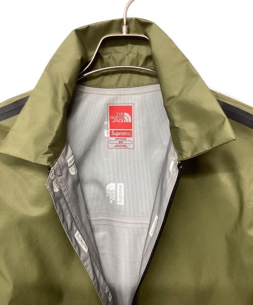 THE NORTH FACE（ザ ノース フェイス）THE NORTH FACE (ザ ノース フェイス) SUPREME (シュプリーム) アウターテープシームコーチジャケット グリーン×ブラック サイズ:Sの古着・服飾アイテム