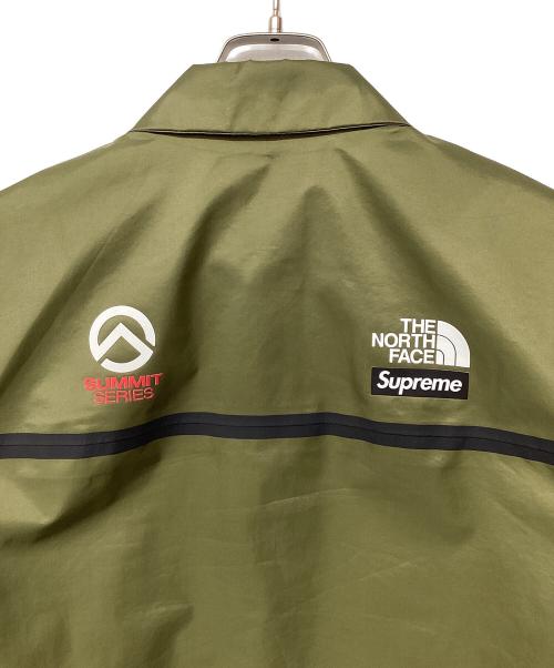 THE NORTH FACE（ザ ノース フェイス）THE NORTH FACE (ザ ノース フェイス) SUPREME (シュプリーム) アウターテープシームコーチジャケット グリーン×ブラック サイズ:Sの古着・服飾アイテム