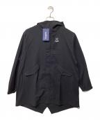 HAGLOFSホグロフス）の古着「ストレッチ キャンバス コート」｜ブラック