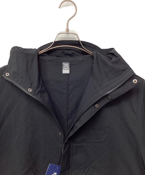HAGLOFS（ホグロフス）HAGLOFS (ホグロフス) ストレッチ キャンバス コート ブラック サイズ:L 未使用品の古着・服飾アイテム