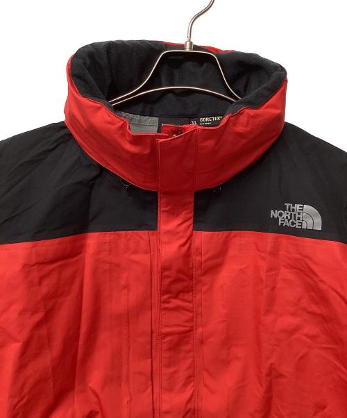 THE NORTH FACE（ザ ノース フェイス）THE NORTH FACE (ザ ノース フェイス) RAINTEX PLASMA（トレッキングウェア/レインウェア) ブラック×レッド サイズ:XLの古着・服飾アイテム