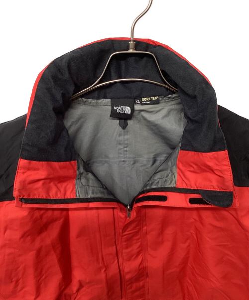 THE NORTH FACE（ザ ノース フェイス）THE NORTH FACE (ザ ノース フェイス) RAINTEX PLASMA（トレッキングウェア/レインウェア) ブラック×レッド サイズ:XLの古着・服飾アイテム