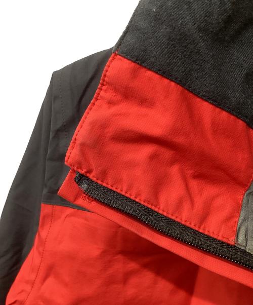 THE NORTH FACE（ザ ノース フェイス）THE NORTH FACE (ザ ノース フェイス) RAINTEX PLASMA（トレッキングウェア/レインウェア) ブラック×レッド サイズ:XLの古着・服飾アイテム