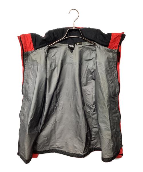 THE NORTH FACE（ザ ノース フェイス）THE NORTH FACE (ザ ノース フェイス) RAINTEX PLASMA（トレッキングウェア/レインウェア) ブラック×レッド サイズ:XLの古着・服飾アイテム