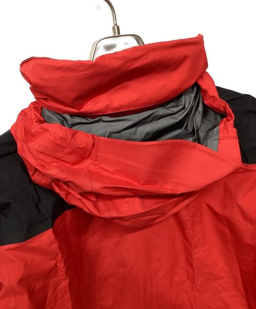 THE NORTH FACE（ザ ノース フェイス）THE NORTH FACE (ザ ノース フェイス) RAINTEX PLASMA（トレッキングウェア/レインウェア) ブラック×レッド サイズ:XLの古着・服飾アイテム