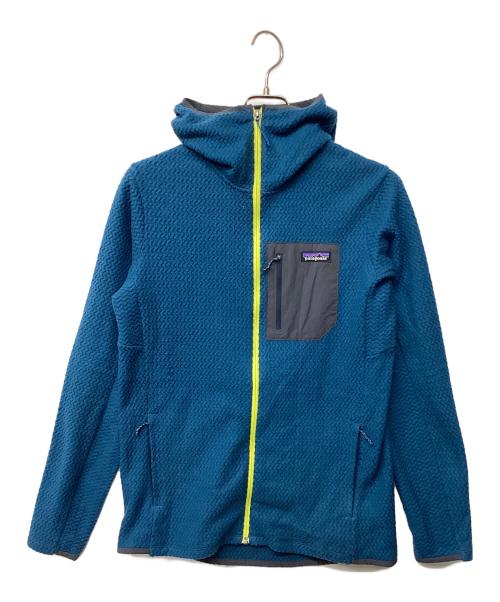 Patagonia（パタゴニア）Patagonia (パタゴニア) R1エア・フルジップ・フーディ（トレッキングウェア) ブルー サイズ:Mの古着・服飾アイテム