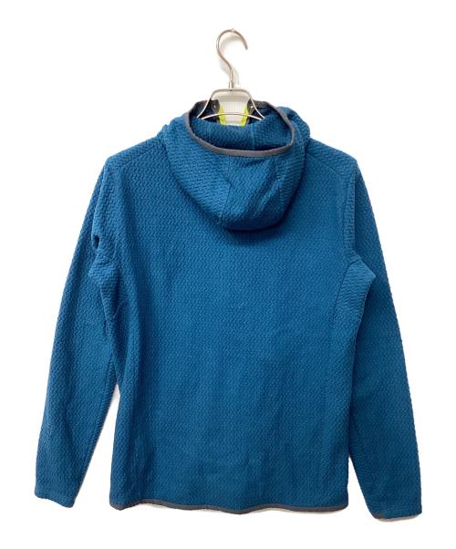 Patagonia（パタゴニア）Patagonia (パタゴニア) R1エア・フルジップ・フーディ（トレッキングウェア) ブルー サイズ:Mの古着・服飾アイテム