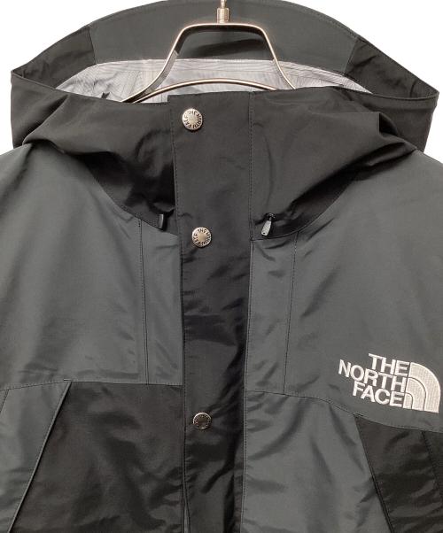 THE NORTH FACE（ザ ノース フェイス）THE NORTH FACE (ザ ノース フェイス) ジオメトリックレインテックスフーディー（トレッキングウェア/レインウェア) ブラック×グレー(A1) サイズ:Lの古着・服飾アイテム