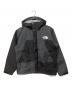 THE NORTH FACE（ザ ノース フェイス）の古着「ジオメトリックレインテックスフーディー（トレッキングウェア/レインウェア)」｜ブラック×グレー(A1)