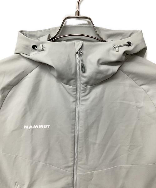 MAMMUT（マムート）MAMMUT (マムート) Macun 2.0 フーデッドジャケット（トレッキングウェア) ライトグレー サイズ:Lの古着・服飾アイテム