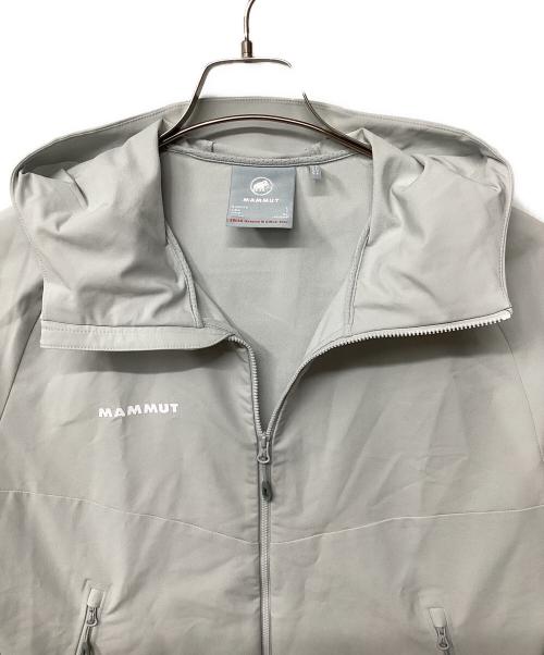 MAMMUT（マムート）MAMMUT (マムート) Macun 2.0 フーデッドジャケット（トレッキングウェア) ライトグレー サイズ:Lの古着・服飾アイテム