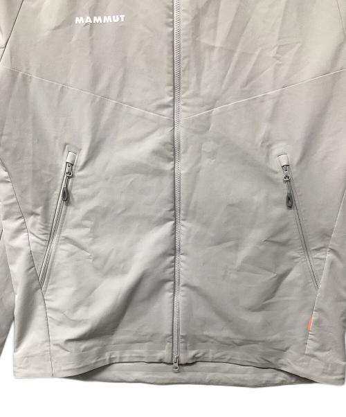 MAMMUT（マムート）MAMMUT (マムート) Macun 2.0 フーデッドジャケット（トレッキングウェア) ライトグレー サイズ:Lの古着・服飾アイテム