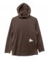 and wander（アンドワンダー）の古着「dry jersey LS hoodie」｜ブラウン