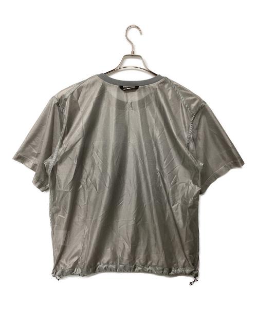 and wander（アンドワンダー）and wander (アンドワンダー) Silver Mesh Tee グレー サイズ:XLの古着・服飾アイテム
