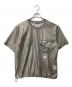 and wander（アンドワンダー）の古着「Silver Mesh Tee」｜グレー