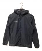 MAMMUTマムート）の古着「GRANITE SO Hooded Jacket AF（トレッキングウェア/ソフトシェル)」｜ブラック