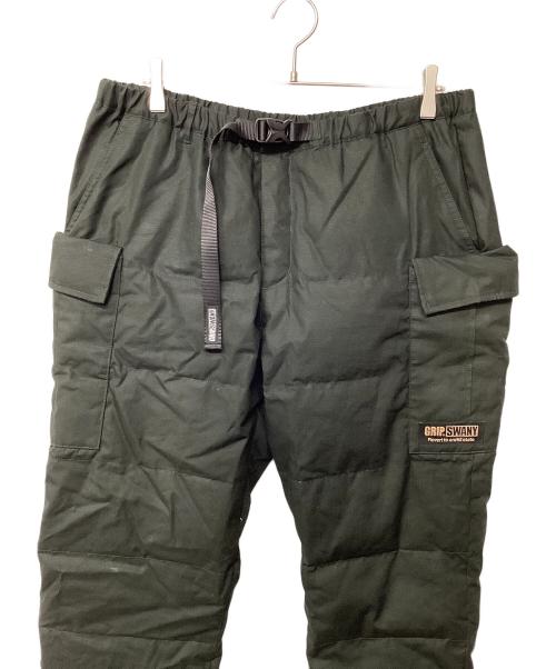 GRIP SWANY（グリップスワニー）GRIP SWANY (グリップスワニー) ファイアプルーフ ダウンパンツ オリーブ サイズ:XLの古着・服飾アイテム